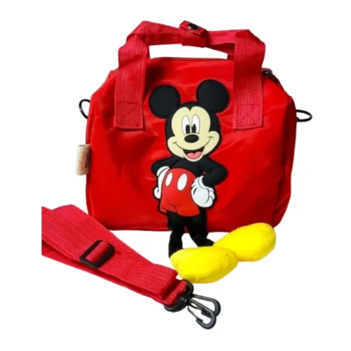 bolso bandolera mickey rojo